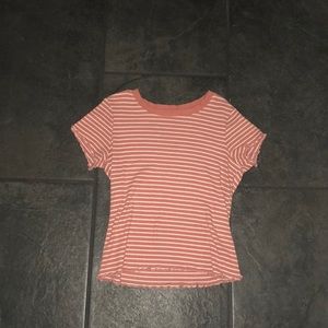 Two stripes tees black and pink